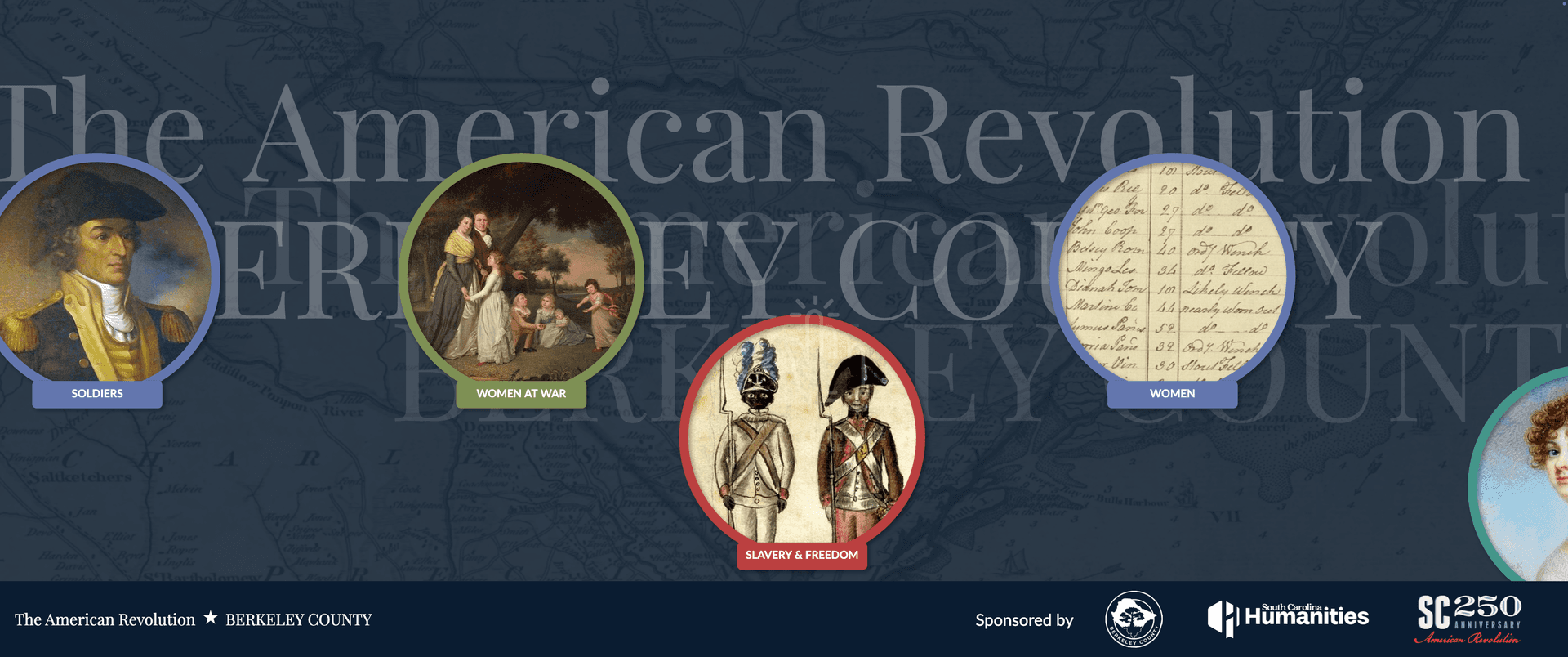 Berkeley County Museum Interactive Map Wall - Interactive React and Electron Museum Kiosk project screenshot