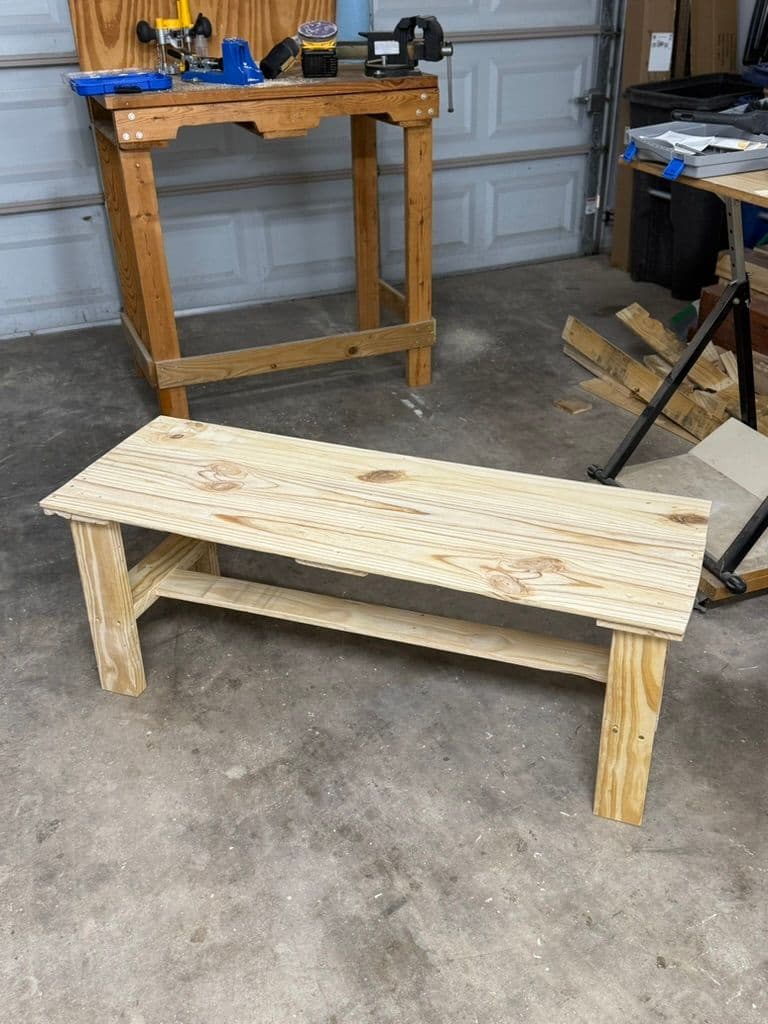 Pallet Wood Bench